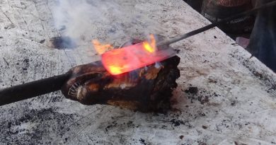 Demirci ustalarının kurban mesaisi