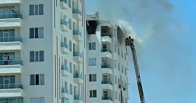 Diyarbakır’da 13 katlı binada yangın