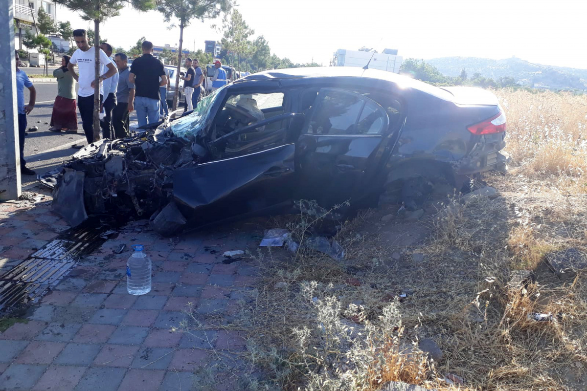 Diyarbakır'da trafik kazası: 4 yaralı