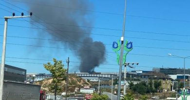 Gebze'de bir fabrikada yangın!