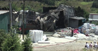 Geri dönüşüm fabrikası alevlere teslim oldu