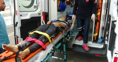 İkinci kattan beton zemine düşen genç kız yaralandı