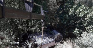 Kontrolden çıkan otomobil dere yatağına uçtu: 1'i ağır 3 yaralı