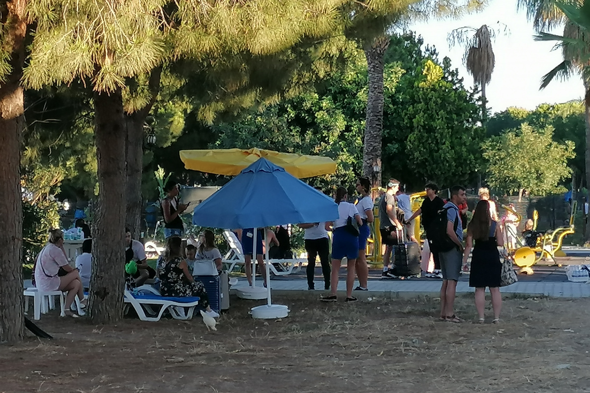 Manavgat'ta 5 yıldızlı otelde yangın paniği