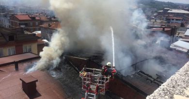 Ordu’da 5 katlı binada yangın