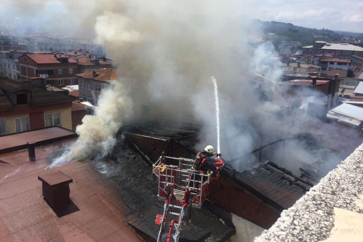 Ordu’da 5 katlı binada yangın