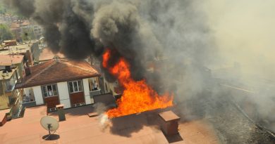 Ordu'daki bina yangını kontrol altına alındı