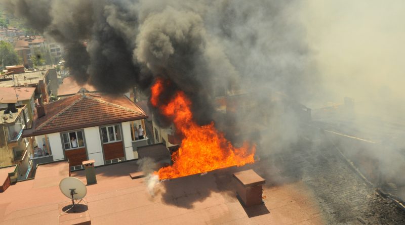 Ordu'daki bina yangını kontrol altına alındı