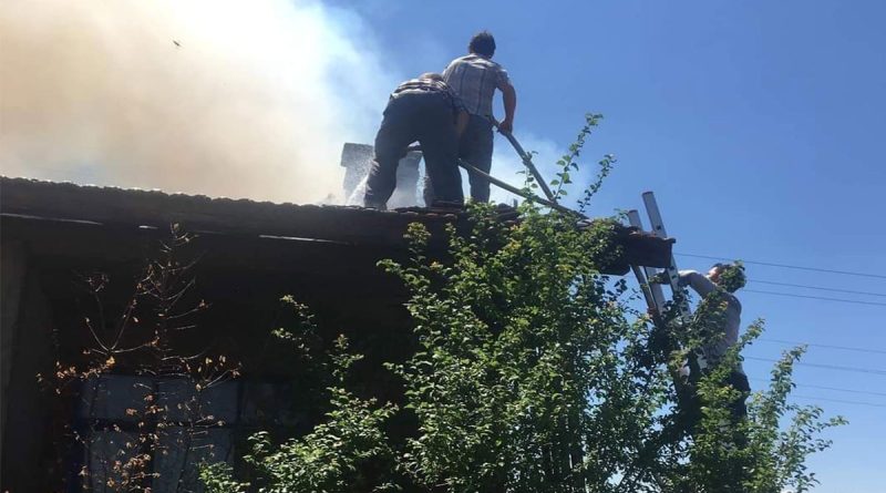 Orhaneli'nde korkutan yangın!