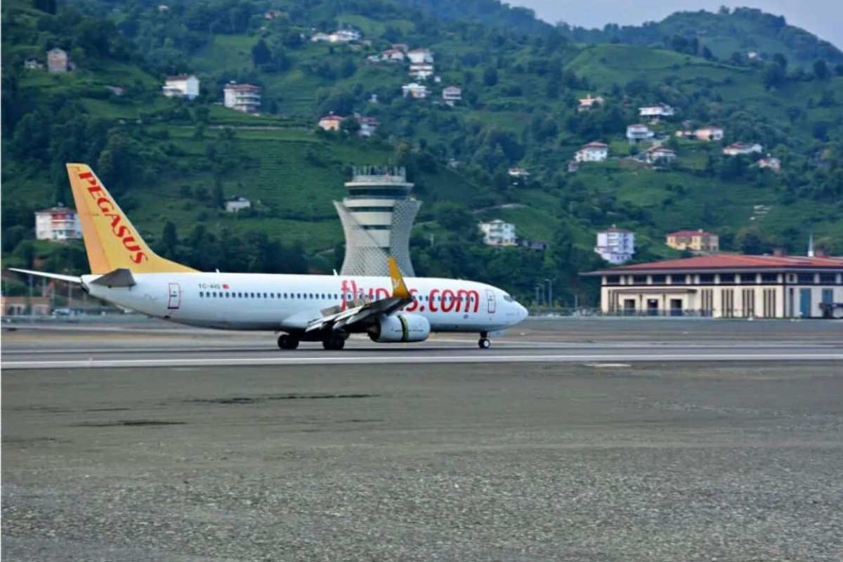 Pegasus, Rize-Artvin Havalimanı'na ilk uçuşunu yaptı