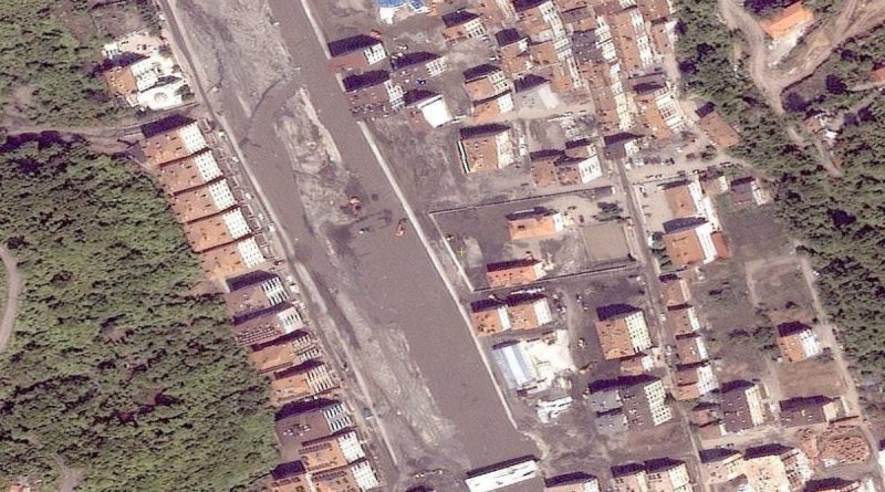 Sel felaketinden Göktürk-1 Uydusu fotoğrafları