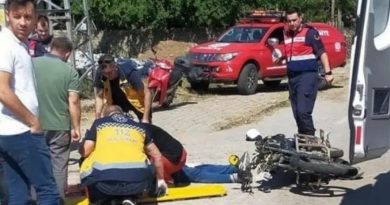 Simav'da motosiklet ile iş makinası çarpıştı: 1 ölü 1 yaralı