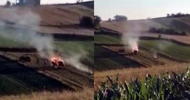 Tarlasındaki çöpleri yakmak isteyince olanlar oldu