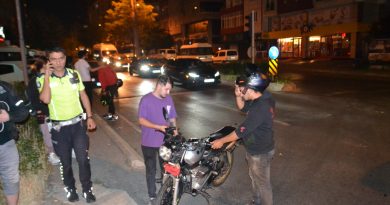 Tekirdağ’da kaza sonrası sinirler gerildi, trafik polisi araya girdi