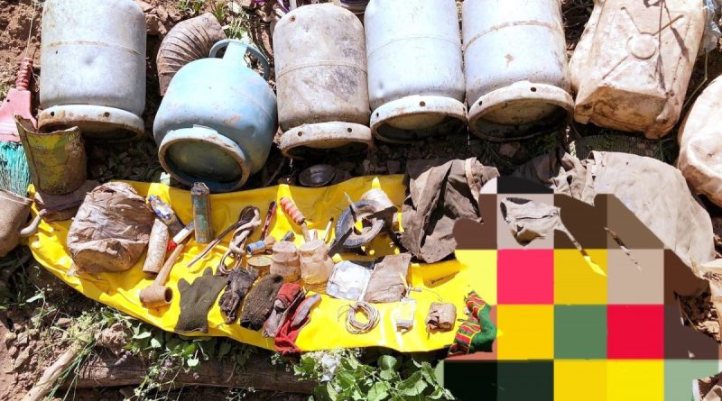 Tunceli’de 2 sığınak içerisinde mühimmat ele geçirildi