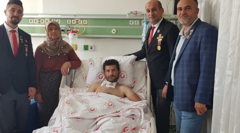 Yaralı askerimizden iyi haber var